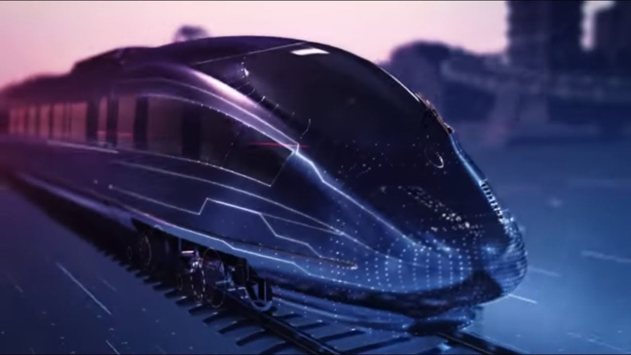 高铁视频素材国外高铁3D宣传片下载