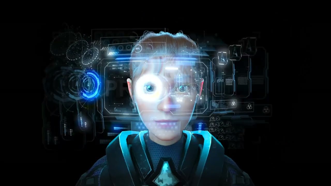 数字人视频素材虚拟技术虚拟人韩国科技宣传片下载