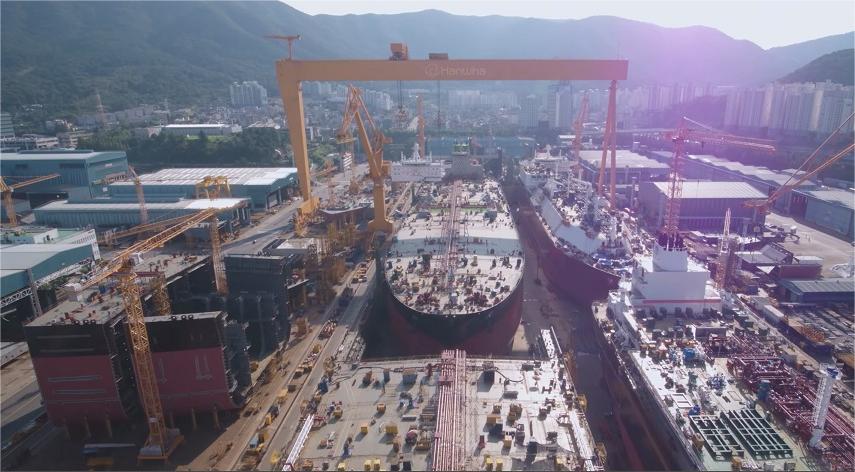 造船视频素材韩国造船企业4K宣传片下载
