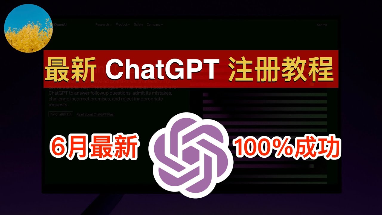 ChatGPT官网注册教程视频教程一学就会